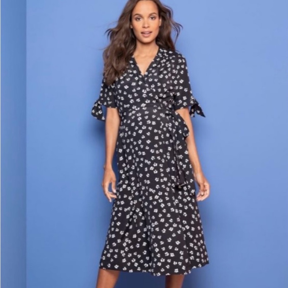 Seraphine Maternity Wrap dress